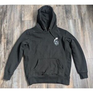 MFAM Sweatshirt Men's Medium Black Hoodie Pullover Pocket pouch outdoor heavy